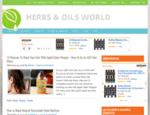 Tablet Screenshot of herbsandoilsworld.com